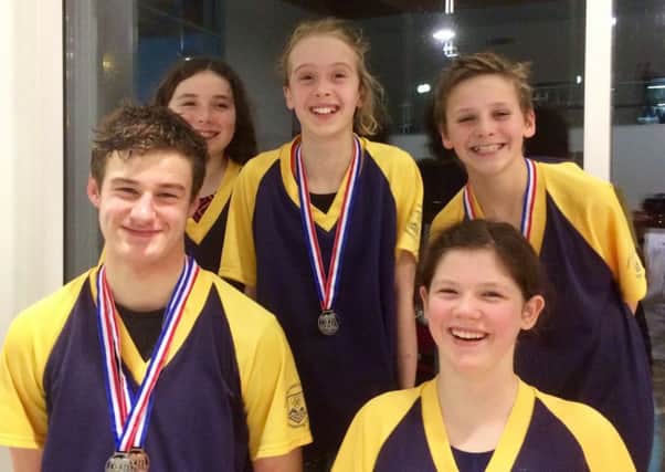 Cupar and District swimmers.