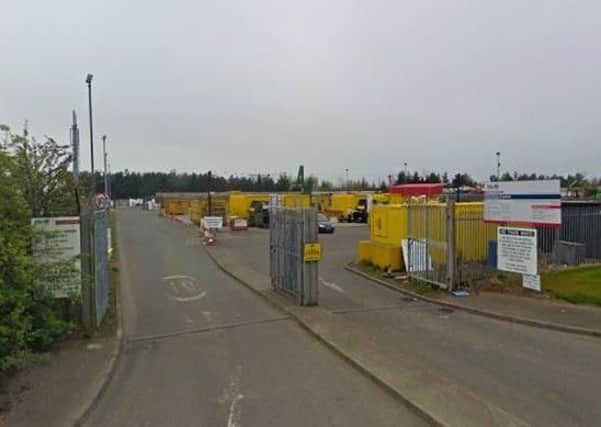 Glenrothes Recycling Centre.