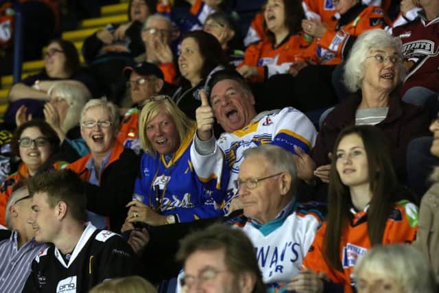 Fife Flyers fans at the 2016 play-off finals weekend  (Pic: Steve Gunn)