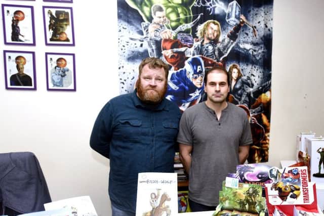 3 Andrew Magee - Andrew (left) saw that with towns up and down the country hosting their own comic cons, Kirkcaldy needed to be in the race. He was the driving force behind the first successful event earlier this year.