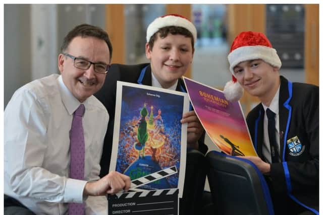 8 Viewforth High pupils - When the FFP called on people in the Kirkcaldy area to show how strong support is for a new cinema,  Viewforth pupils went one better by launching their own cinema evenings and got a fantastic response.