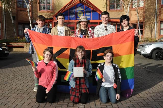 1. LGBT+ at Kirkcaldy High School - Launched by the pupils and Dr Paul Murray, this award-winning, pioneering group earned widespread plaudits across education and far beyond  they even welcomed Sir Ian McKellen to school!