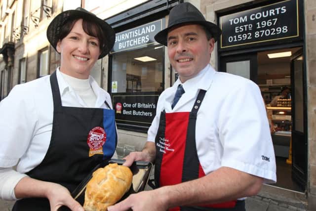 Tom Courts, Burntisland butcher, winner at the Scottish Craft Butchers Haggis/Pork Products Awards 2019.