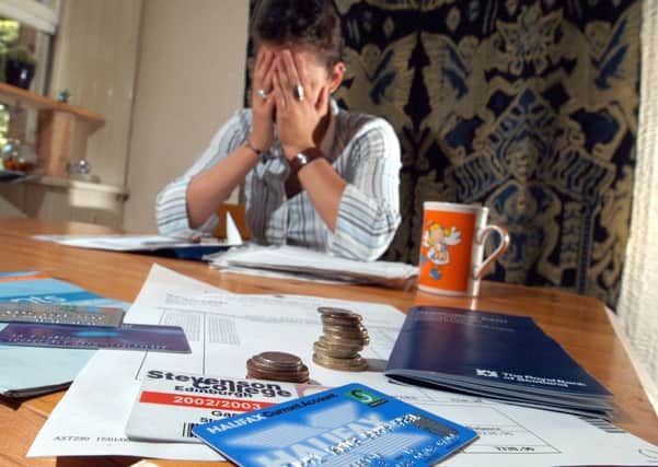 Many Fifers will be facing debt worries this new year.