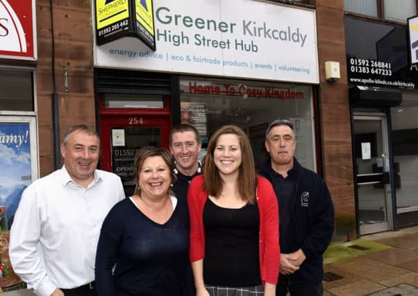 Members of Greener Kirkcaldy which has been given funding to help Fifers struggling with fuel poverty. Pic:  Fife Photo Agency.
