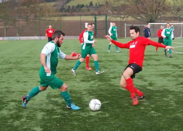 Dale Robertson, seen here in red during his previous spell at Tayport, appeared for the club as a trialist at the weekend.