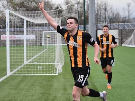 Anton Dowds is likely to lead the line for East Fife. Pic by Kenny Mackay.