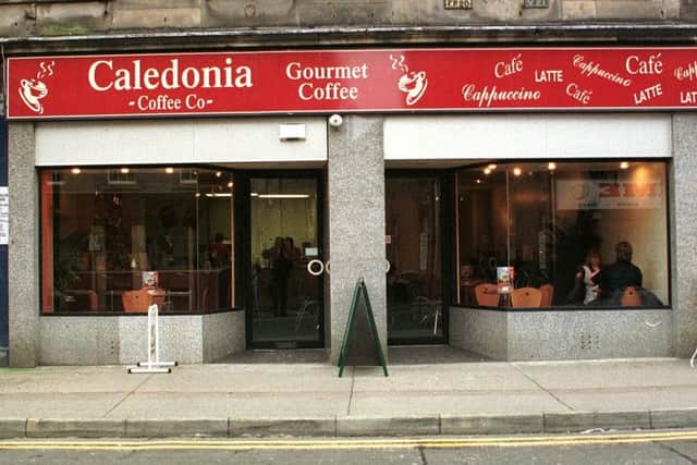 Paul ran Caledonia Coffee House, in Kirkcaldy High Street's west end from 1997 to 1999. (Pic: Fife Free Press)