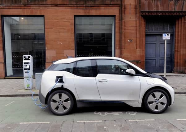 The number of registered plug-in vehicles in Fife has increased. Pic: John Devlin.