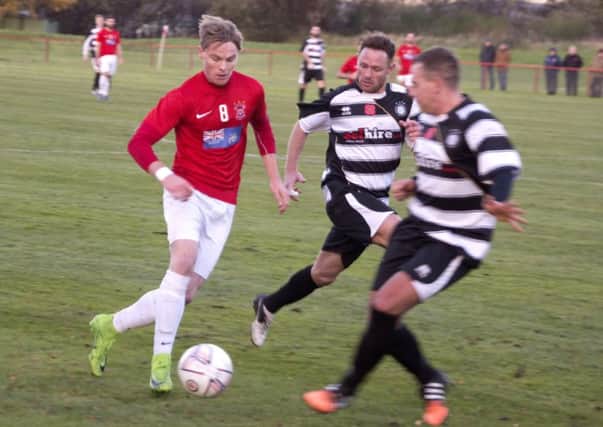 Jamie Gill was on target for Tayport in a bounce game on Saturday after their fixture with Lochee was called off.