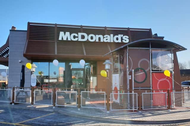 The new McDonald's restaurant in Leven.