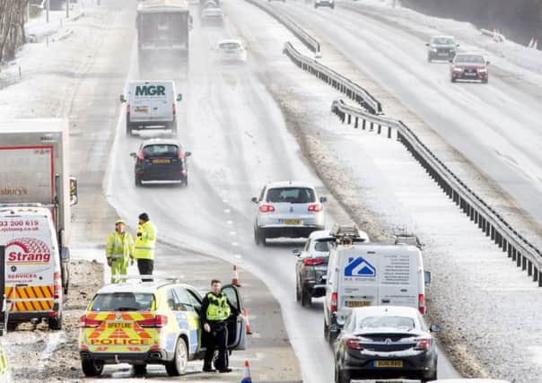 The snow and ice is likely to bring disruption. Picture: SWNS