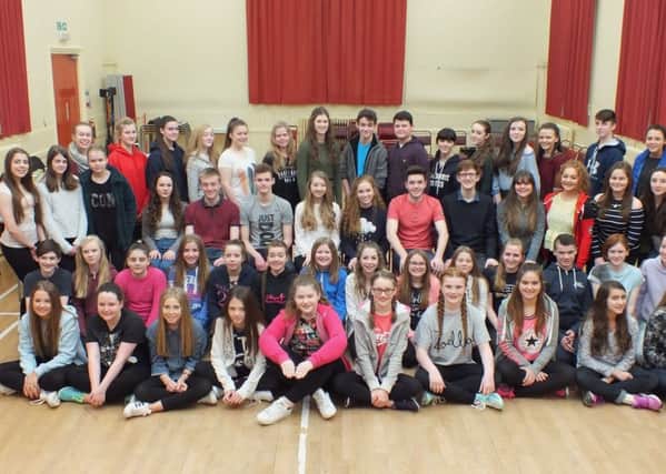 Kirkcaldy Youth Music Theatre in rehearsals for its production of 'Legally Blonde'.
