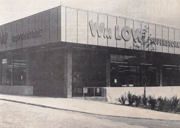 Wm Low in Kirkcaldy ahead of its 1981 opening.