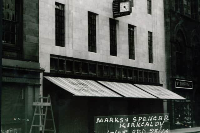 The construction site of M&S Kirkcaldy, August 11, 1938.
