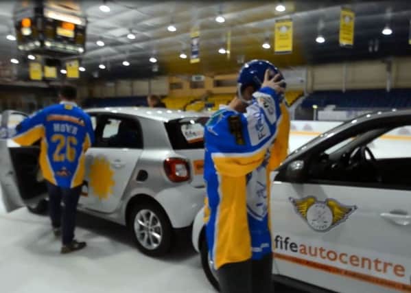 The television advert for Fife Autocentre featured two players from Fife Flyers and was filmed at Fife Ice Arena in Kirkcaldy.