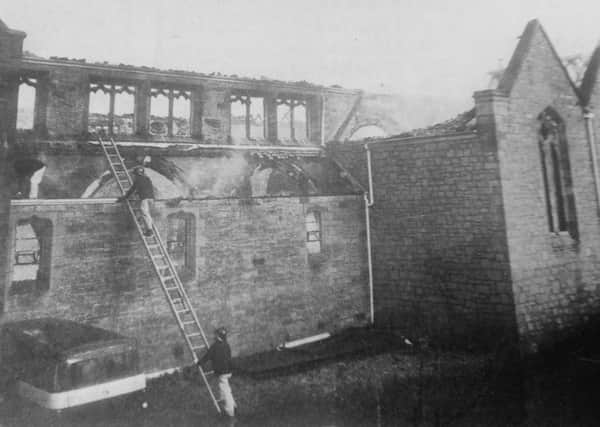 St John's Church, Kirkcaldy, destroyed by fire in 1975 - one of several major buildings burned down that year. (Pic: Fife Free Press)