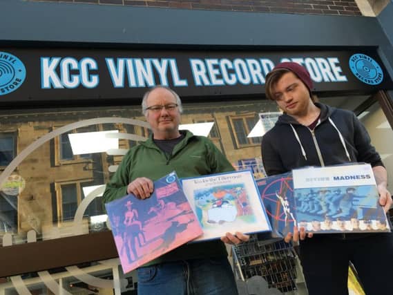 KCC Record Store, owned by Tony Magee & son Adam (Pic: FPA)
