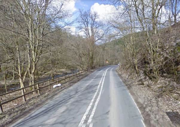 The man died after the crash on the A912. Picture: Google