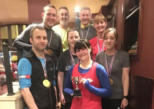 LLV jog leader Bex Oakenfull  won the Caley Cup trophy for being the most improved runner in the most recent 10 week training block