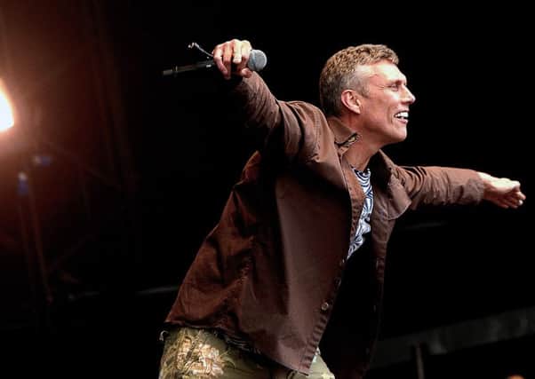 Bez of the Happy Mondays at 2012 Tn In The Park (Pic: Neil Doig)