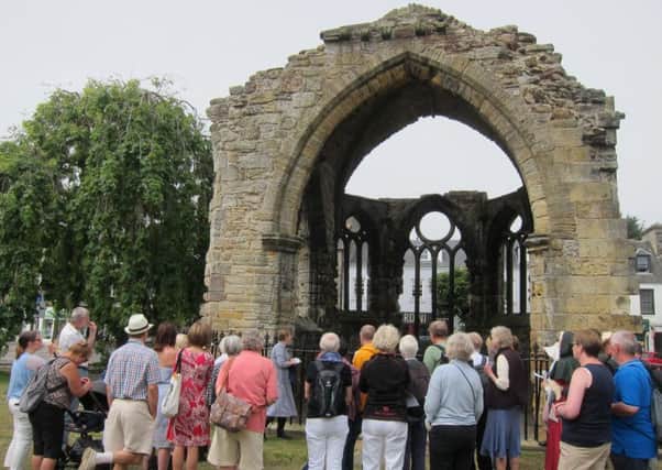 Guided walk...in St Andrews disclosed a wealth of pilgrimage heritage which people can discover on the Fife Pilgrim Way, a 64 mile route from Culross and North Queensferry to St Andrews which will open in summer 2019.