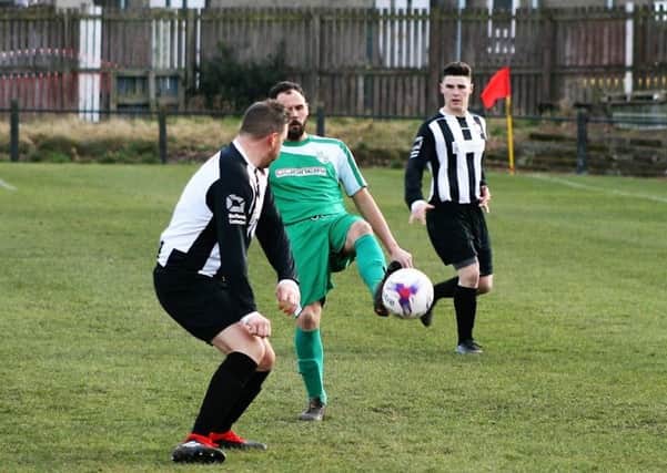 Newburgh went down on Saturday against a decent Thornton side.. Pic by Graham Strachan.
