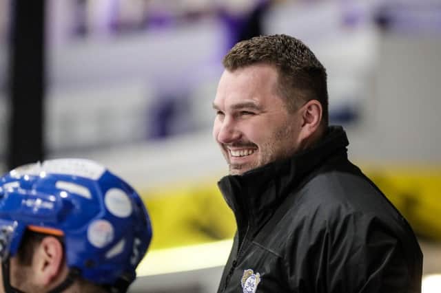 Jeff Hutchins, Fife Flyers assistant coach. Pic: Scott Wiggins