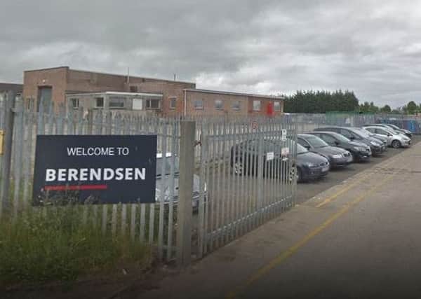 Laundry firm Elis, based in Randolph Industrial Estate, Kirkcaldy. It was formerly known as Berendsen. Pic: Google.