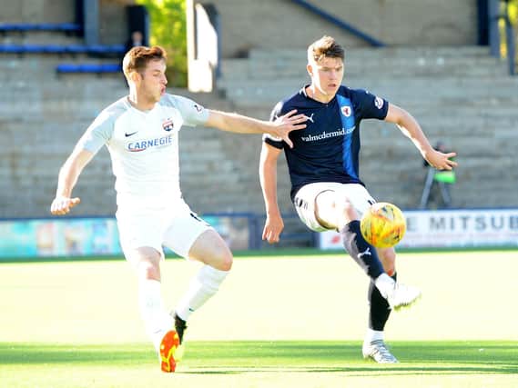 Kevin Nisbet in action the last time Raith Rovers hosted Montrose in September. Pic: Fife Photo Agency