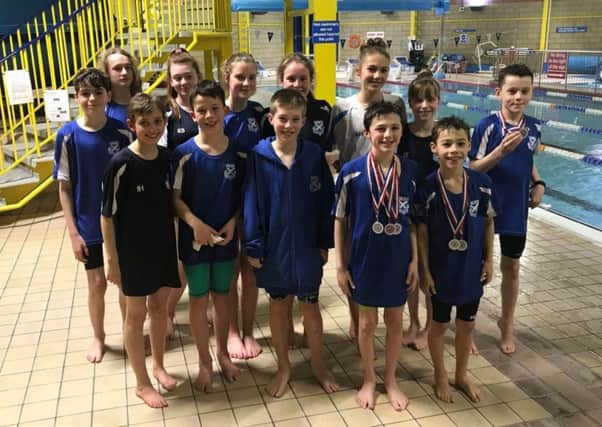 Step Rock swimmers at the East District Age Group Championships.