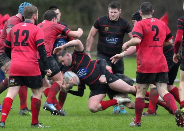 Glenrothes and Grangemouth Stags in action (picture: Alan Murray)