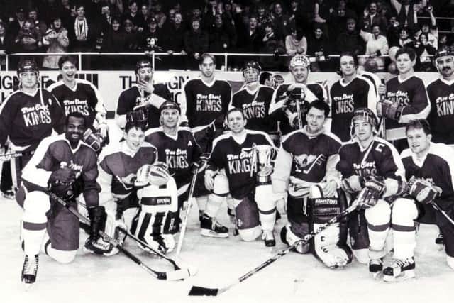 Fife Flyers with the 1994 Scottish Cup.