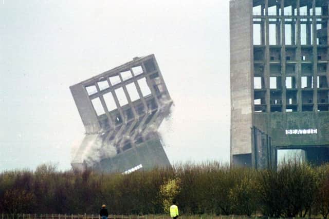 The towers at Rothes colliery were demolished in 1993 - they were always visible when heading along the A92.