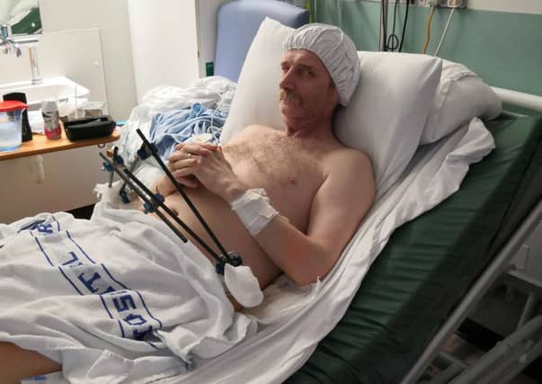 Gordon Taylor needed significant medical attention.
