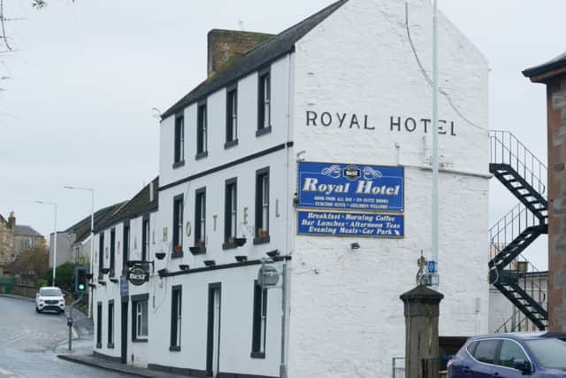 The Royal Hotel in Dysart closed last week with the loss of 18 jobs. Pic: George McLuskie.