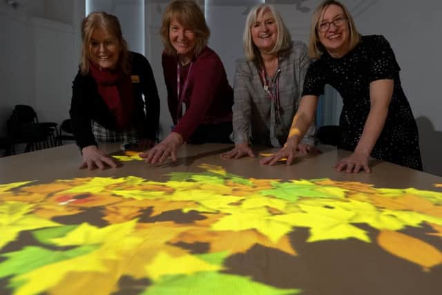 Launching the 'Magic Table' are (from left) Michelle Sweeney, Jayne Russell, Samantha MacDougall, Heather Korabiowska from ONFife Cultural Trust
