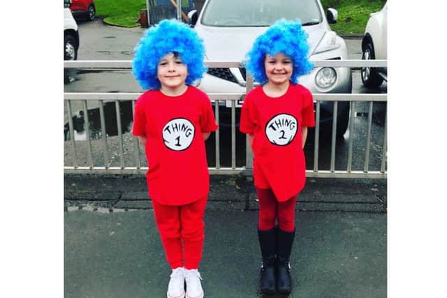 Chad Reekie, age 7, Emilie Hutt, age 6, of Kirkcaldy