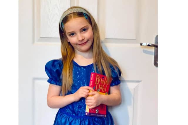 Amelia Orr aged 6, as Matilda