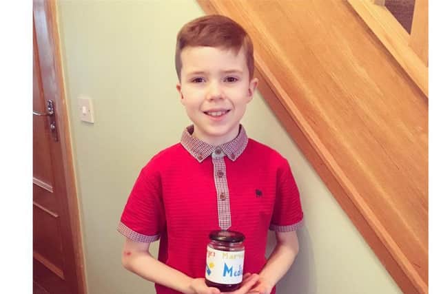 Daniel age 9, as George from Roald Dahl's George's Marvellous Medicine