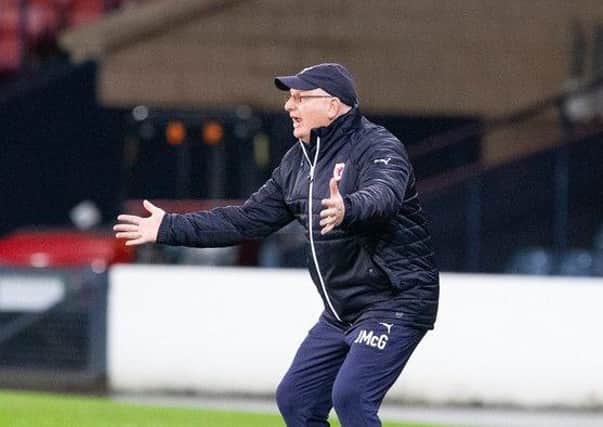 Raith Rovers manager John McGlynn is frustrated by his team's inconsistencies. Pic: Ian Cairns