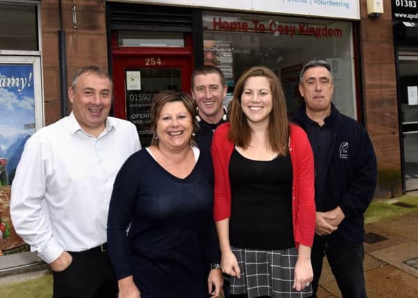 Members of the Greener Kirkcaldy team who have moved into new premises in the town. Pic:  Fife Photo Agency.