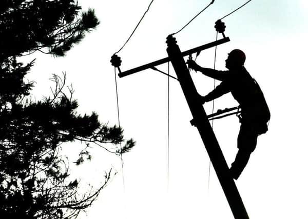 Engineers are working to restore supplies following reports of power cuts in Kirkcaldy. Pic: TSPL