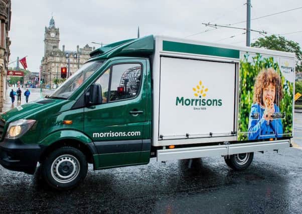 The Morrisons delivery vans will now be seen across Fife.