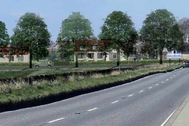 An artist's impression of the new development.