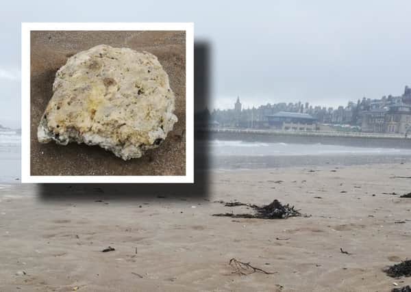Experts say it's likely the palm oil will wash up on other Fife beaches.