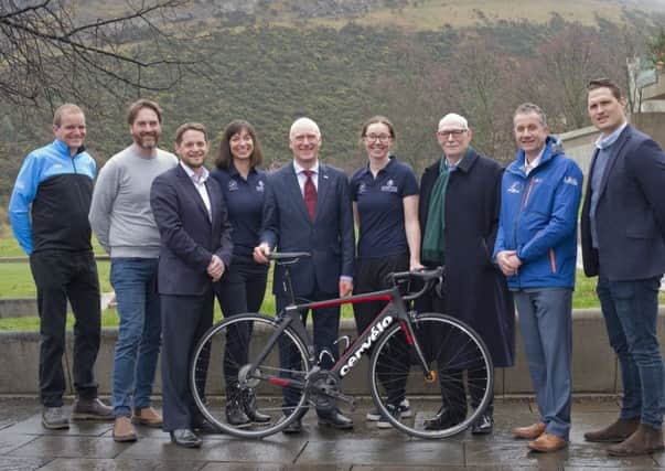 Official launch...the much-anticipated Womens Tour of Scotland route was revealed at the inaugural events official launch in Edinburgh.