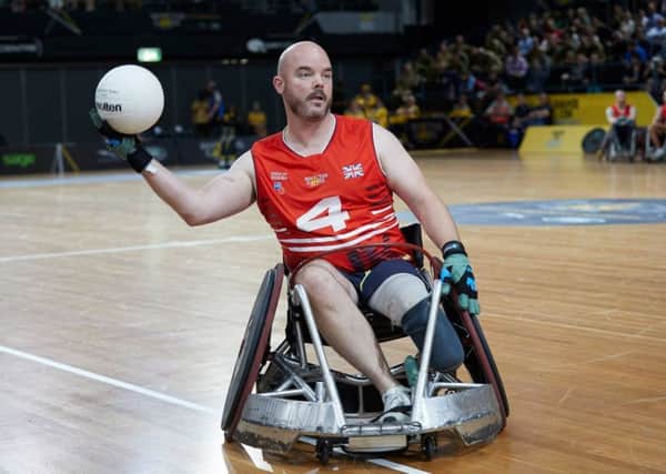 Michael Mellon, from Cardenden,  who took part in the Invictus Games 2017 and 2018