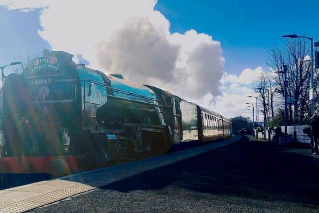 The Tornado passed through Kirkcaldy this morning.