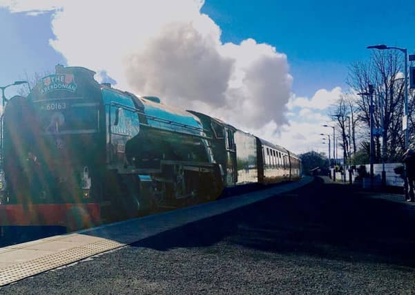 The Tornado passed through Kirkcaldy this morning.
